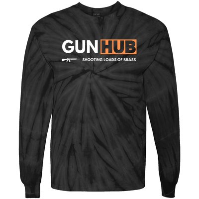 Gun Hub Shooting Loads Of Brass Tie-Dye Long Sleeve Shirt