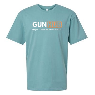 Gun Hub Shooting Loads Of Brass Sueded Cloud Jersey T-Shirt