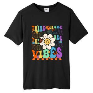 Groovy Hippie Smile Third Grade Vibes Back To School Gift Tall Fusion ChromaSoft Performance T-Shirt