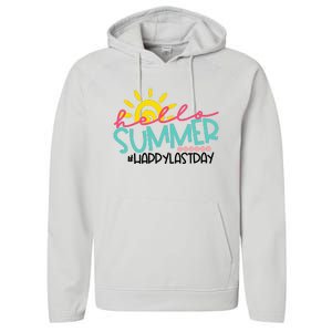 Graduation Hello Summer Happy Last Day Teacher Performance Fleece Hoodie