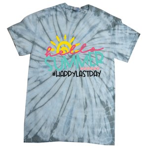 Graduation Hello Summer Happy Last Day Teacher Tie-Dye T-Shirt