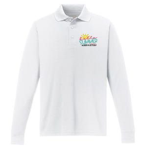 Graduation Hello Summer Happy Last Day Teacher Performance Long Sleeve Polo