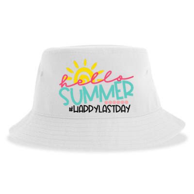 Graduation Hello Summer Happy Last Day Teacher Sustainable Bucket Hat