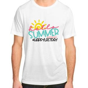 Graduation Hello Summer Happy Last Day Teacher Adult ChromaSoft Performance T-Shirt