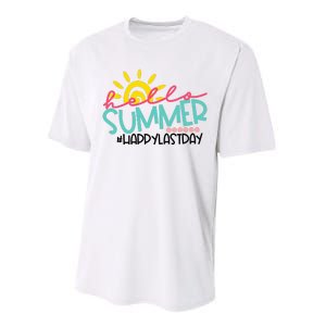 Graduation Hello Summer Happy Last Day Teacher Performance Sprint T-Shirt