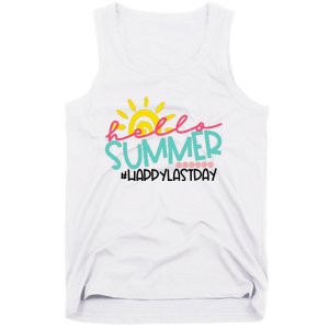 Graduation Hello Summer Happy Last Day Teacher Tank Top