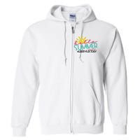 Graduation Hello Summer Happy Last Day Teacher Full Zip Hoodie