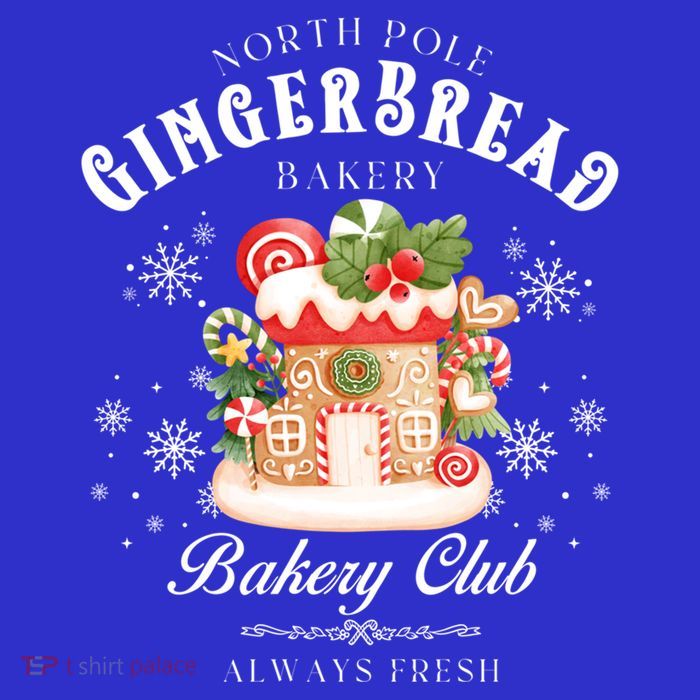 Gingerbread House Snowflake Wintertime Christmas Eve Gift T-Shirt