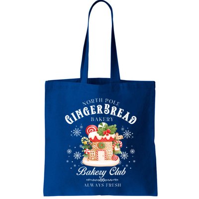 Gingerbread House Snowflake Wintertime Christmas Eve Gift Bag
