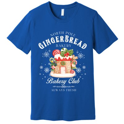 Gingerbread House Snowflake Wintertime Christmas Eve Gift Premium T-Shirt
