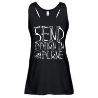 Ghost Hunting Send Aaron In Alone Halloween Ladies Essential Flowy Tank