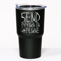 Ghost Hunting Send Aaron In Alone Halloween Tumbler