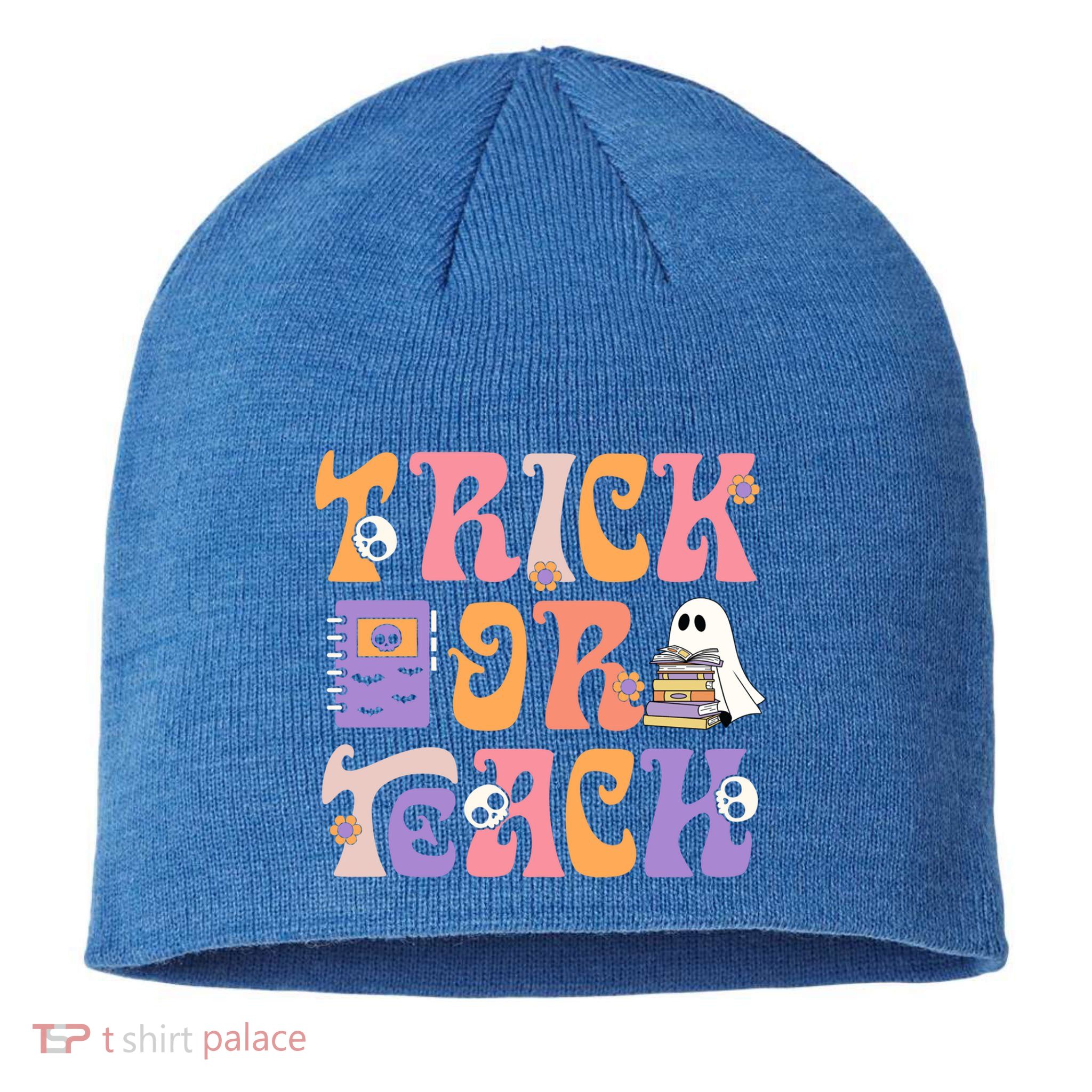 Groovy Halloween Spooky Teachers Trick Or Teach Students Meaningful Gift Sustainable Beanie
