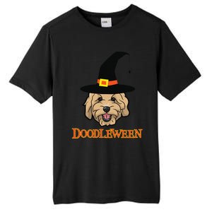 Goldendoodle Halloween Spooky Golden Doodle Dog Gift Tall Fusion ChromaSoft Performance T-Shirt