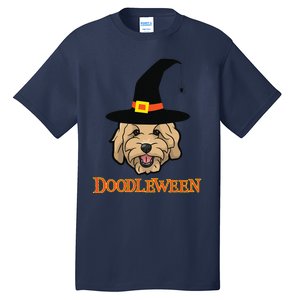 Goldendoodle Halloween Spooky Golden Doodle Dog Gift Tall T-Shirt