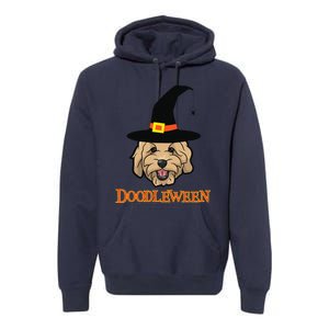 Goldendoodle Halloween Spooky Golden Doodle Dog Gift Premium Hoodie