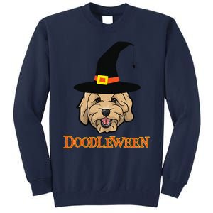 Goldendoodle Halloween Spooky Golden Doodle Dog Gift Tall Sweatshirt