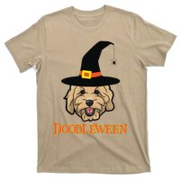 Goldendoodle Halloween Spooky Golden Doodle Dog Gift T-Shirt