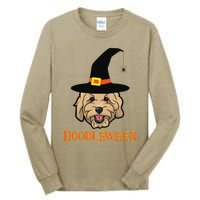 Goldendoodle Halloween Spooky Golden Doodle Dog Gift Tall Long Sleeve T-Shirt