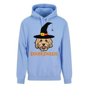 Goldendoodle Halloween Spooky Golden Doodle Dog Gift Unisex Surf Hoodie