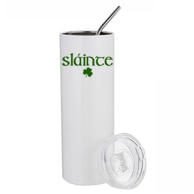 Good Health Slainte St Patrick's Day Stainless Steel Tumbler