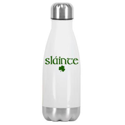 Good Health Slainte St Patrick's Day Stainless Steel Insulated Water Bottle