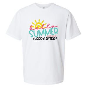 Graduation Hello Summer Happy Last Day Teacher Sueded Cloud Jersey T-Shirt