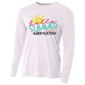 Graduation Hello Summer Happy Last Day Teacher Cooling Performance Long Sleeve Crew