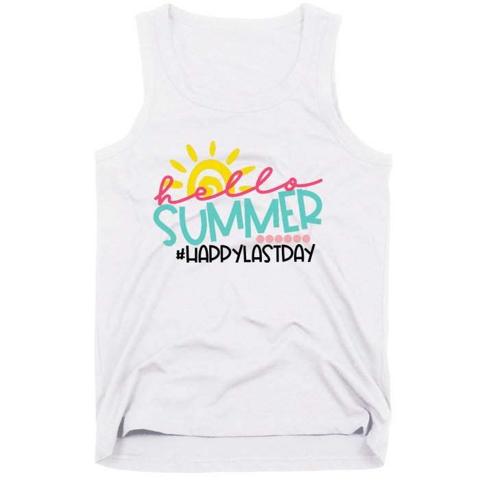 Graduation Hello Summer Happy Last Day Teacher Tank Top