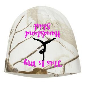 Gymnastics Handstand Shirt This Is My Handstand TShirt Kati - Camo Knit Beanie