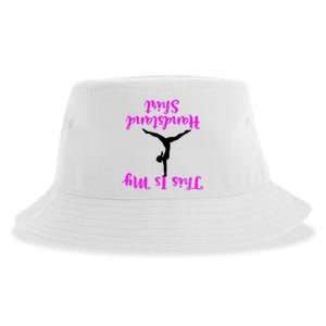 Gymnastics Handstand Shirt This Is My Handstand TShirt Sustainable Bucket Hat