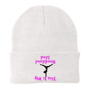 Gymnastics Handstand Shirt This Is My Handstand TShirt Knit Cap Winter Beanie