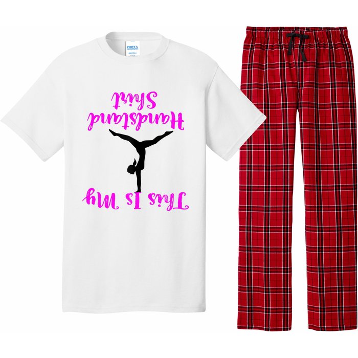 Gymnastics Handstand Shirt This Is My Handstand TShirt Pajama Set