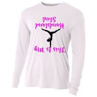 Gymnastics Handstand Shirt This Is My Handstand TShirt Cooling Performance Long Sleeve Crew