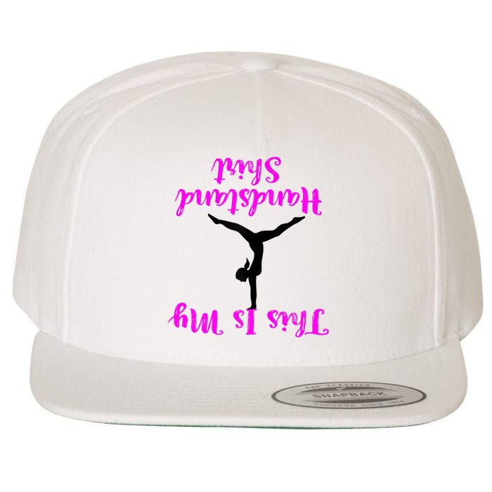 Gymnastics Handstand Shirt This Is My Handstand TShirt Wool Snapback Cap