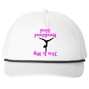 Gymnastics Handstand Shirt This Is My Handstand TShirt Snapback Five-Panel Rope Hat