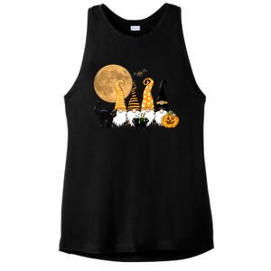 Gnome Halloween Squad Festive Ladies PosiCharge Tri-Blend Wicking Tank