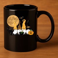 Gnome Halloween Squad Festive 11oz C Handle Ceramic Mug