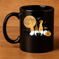 Gnome Halloween Squad Festive 11oz C Handle Ceramic Mug