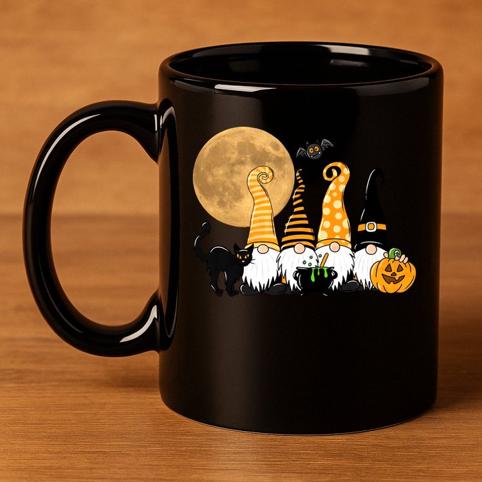 Gnome Halloween Squad Festive 11oz C Handle Ceramic Mug