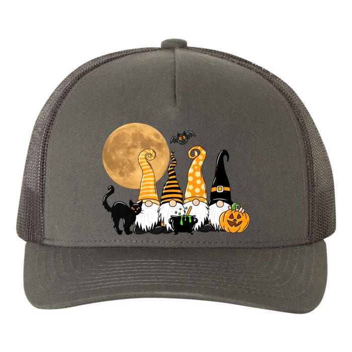 Gnome Halloween Squad Festive Yupoong Adult 5-Panel Trucker Hat