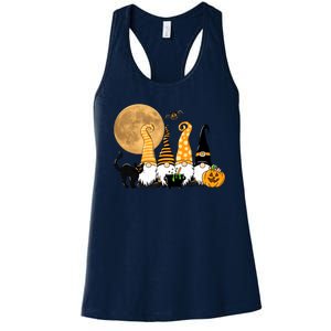 Gnome Halloween Squad Festive Women's Racerback Tank