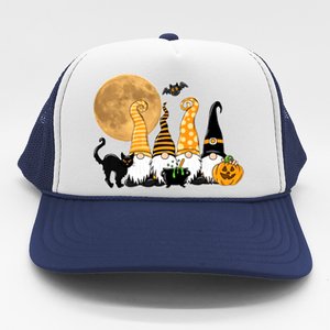 Gnome Halloween Squad Festive Trucker Hat