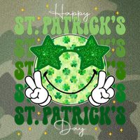 Groovy Happy St Patricks Day Shamrock Legacy Tie Dye Trucker Hat