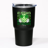 Groovy Happy St Patricks Day Shamrock Tumbler