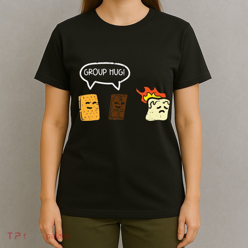 Group Hug Smores Funny Camping Joke Camp T-Shirt
