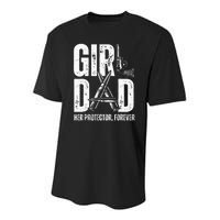 GirlDad Her Solder Forever Proud Fathers Day Dad Youth Performance Sprint T-Shirt