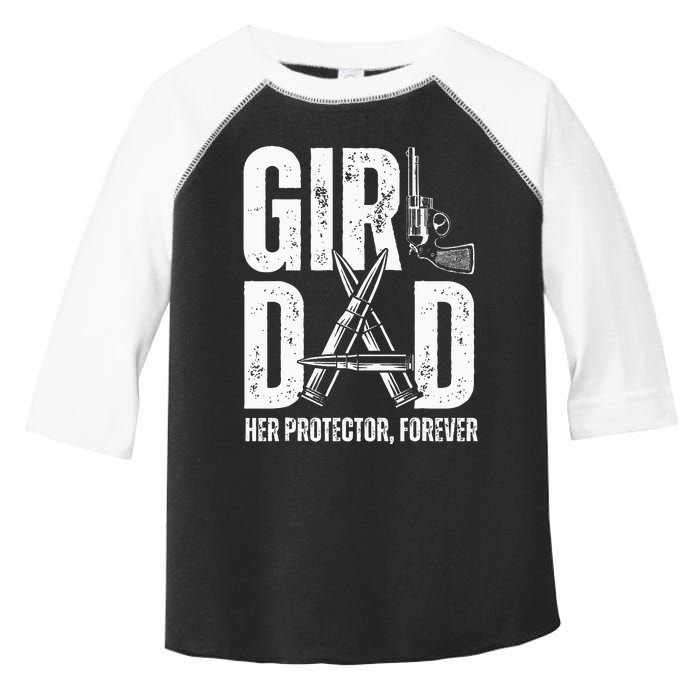 GirlDad Her Solder Forever Proud Fathers Day Dad Toddler Fine Jersey T-Shirt