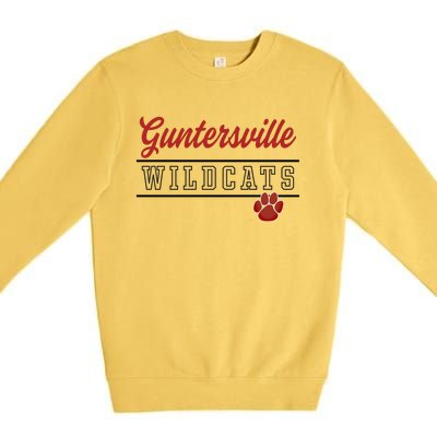 Guntersville High School Wildcats Great Gift C4 Premium Crewneck Sweatshirt