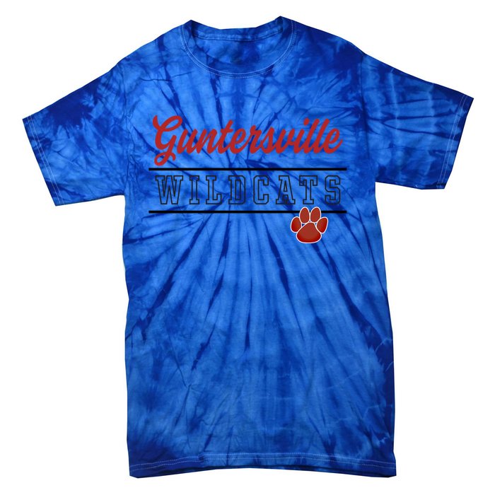 Guntersville High School Wildcats Great Gift C4 Tie-Dye T-Shirt